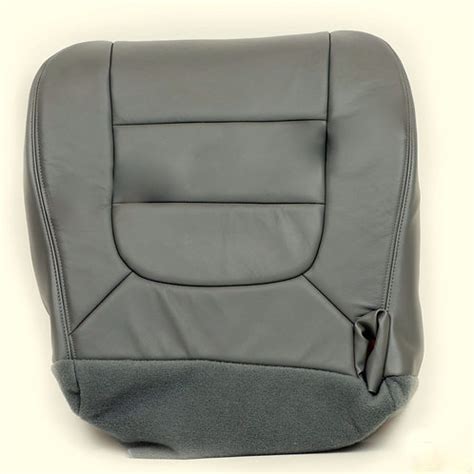 2001 2002 2003 Ford F150 Lariat Bottom Replacement Leather Seat Gray | usautoseatcover