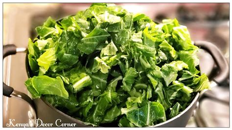 How To Clean And Cook Collard Greens Southern Style Fresh Collard Greens Cooking With Kenya