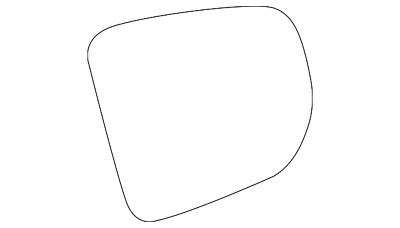 Genuine Mercedes Benz Mirror Glass Left Front Left 167 810 33 01 EBay