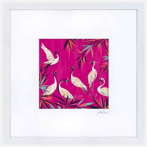 Pink Heron Large Wall Art