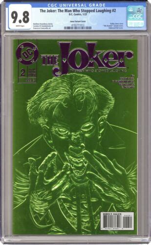 Joker The Man Who Stopped Laughing 2d Jones Variant Cgc 9 8 2023 4193711013 Ebay