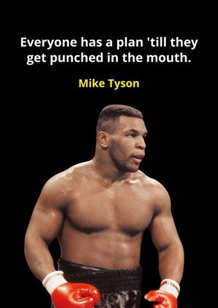 Mike Tyson Quotes Posters And Prints By People Text Printler