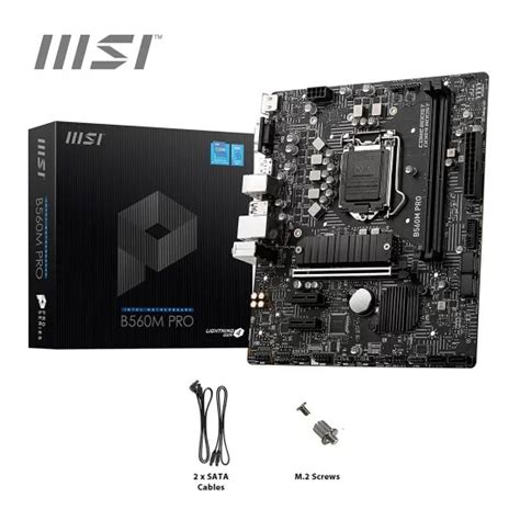 MSI B560M PRO VDH Wi Fi Micro ATX Gaming Motherboard 10th 11th Gen