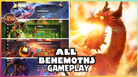 Call Of Dragons All Season Behemoths Hydra Necrogiant Flame