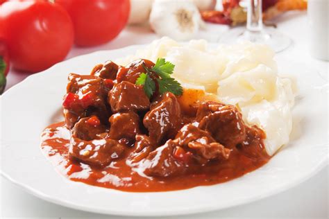 Hungarian Beef Goulash With Paprika Recipe — Dishmaps