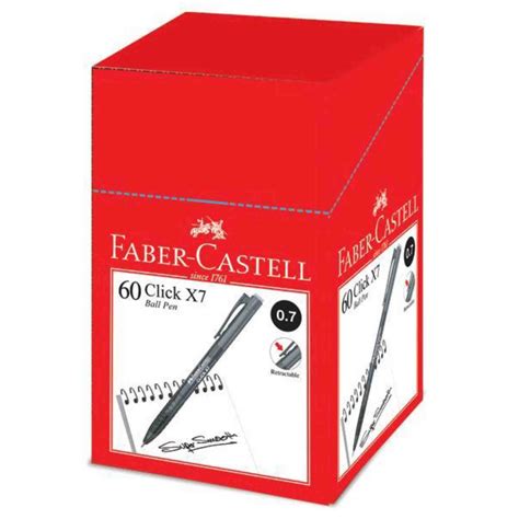 Faber Castell Ball Pen Click X X Pcs Box Shopee Malaysia