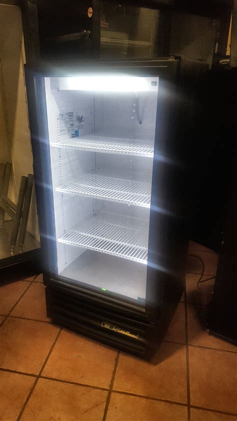 True Gdm 10 Ld Black Refrigerated Glass Door Merchandiser Sunrise