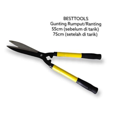 Jual Besttools Gunting Rumput Dahan Ranting Pagar Kebun Besar Model