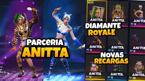 NOVOS ITENS DA ANITTA NOVO DIAMANTE ROYALE RECARGA DO PERSONAGEM