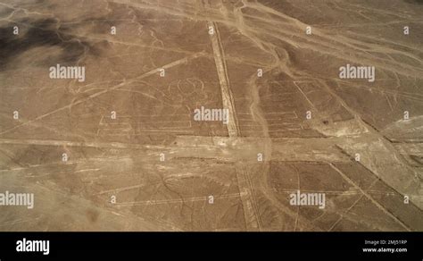 Unesco Heritage Lines And Geoglyphs Of Nazca Peru Perlican Stock