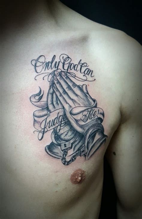 Only God Can Judge Me Tattoo Hand