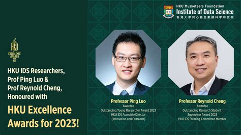 HKU IDS Researchers Prof Ping Luo And Prof Reynold Cheng Received HKU