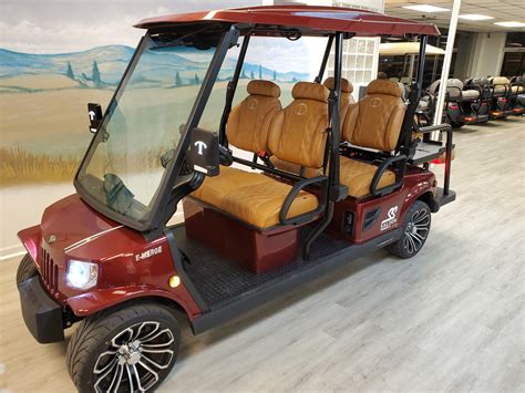 New 2021 Tomberlin E Merge E4 Ss W Rear Facing Seat Golf Carts In