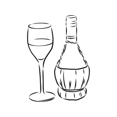 Botella De Vino De Dibujo Botella De Vino Ilustraci N De Dibujo