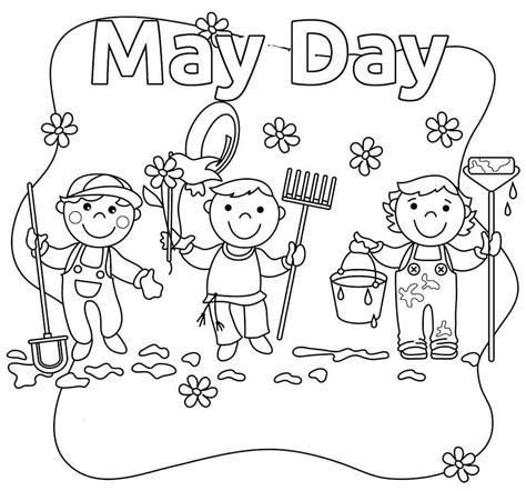 Dibujos De Mayo Para Colorear E Imprimir ColoringOnly