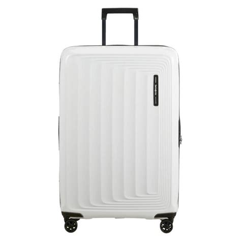 Samsonite Mala de Viagem Trolley Grande 75cm Exp NUON Branco Metálico