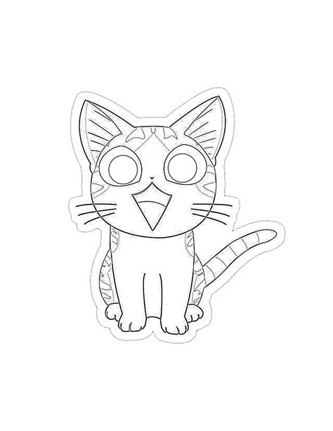 Coloriages Chi Une Vie De Chat Imprimer