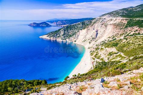 Kefalonia Greece Myrtos Beach The Most Beautiful Beach Of The