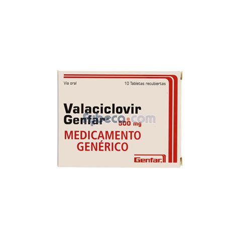 Valaciclovir 500 Mg Unidad Fybeca