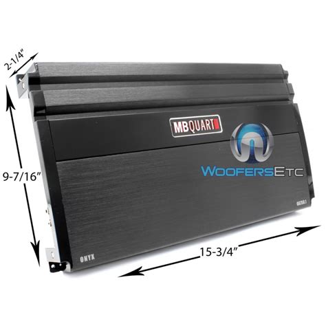 OA750 1 MB Quart 1 Channel 750W Max Class D Onyx Series Amplifier