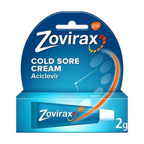 Zovirax Cold Sore Cream 2g