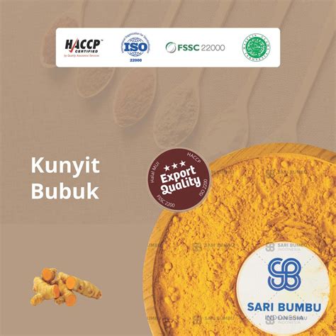 Jual Bumbu Dapur Kunyit Bubuk Tumeric Powder Shopee Indonesia