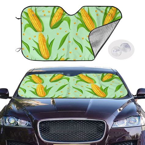 Jgfou Corn 7 Windshield Sun Shades Car Sun Shade For Front Window For