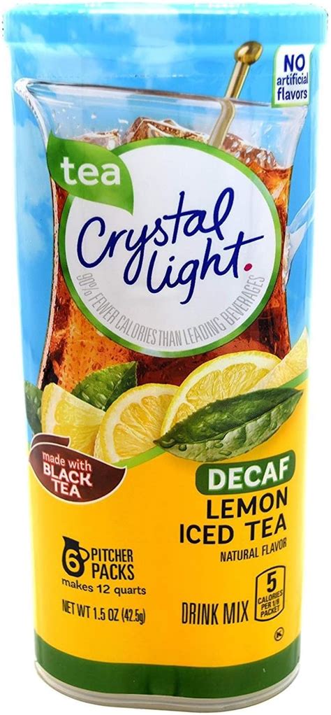 Amazon Crystal Light Decaf Lemon Iced Tea Natural Flavor Drink