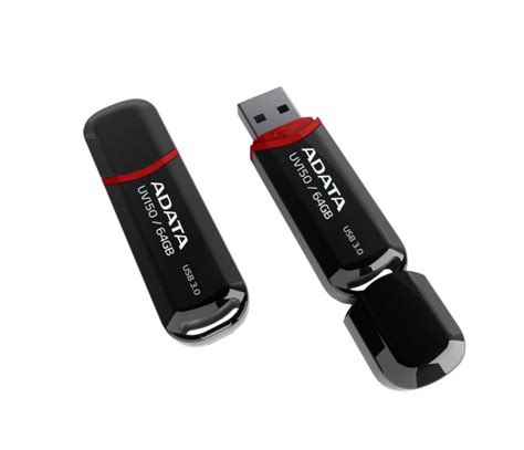 ADATA 64GB DashDrive UV150 czarny USB 3 1 Pendrive pamięci USB