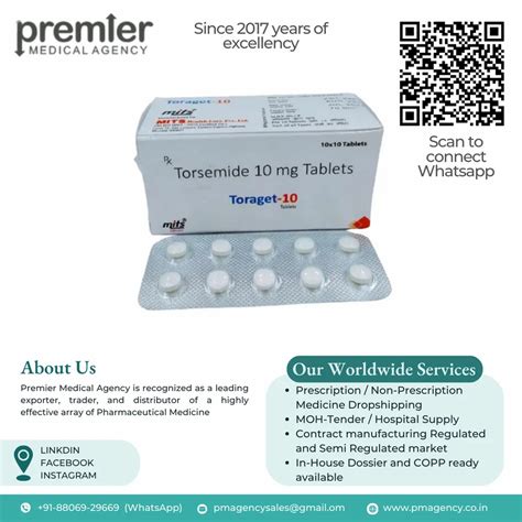 Torsemide 10 Mg Tablet Toraget At Rs 70 Stripe Dytor Tablet In Nagpur