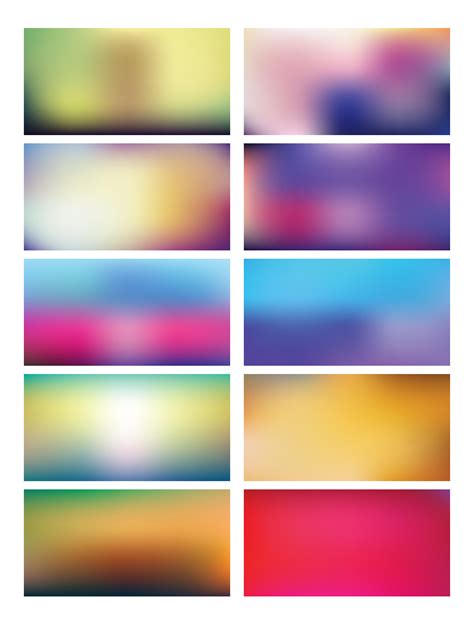 Free Abstract Vector Blur Background Set 38