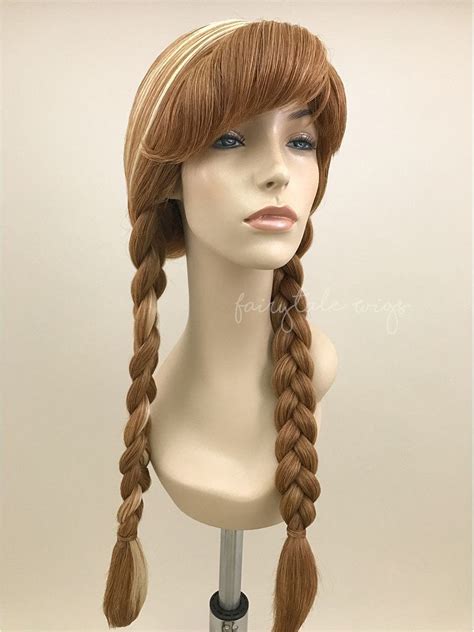 Custom Styled Anna Wig By Fairytale Wigs Frozen Wigs Display