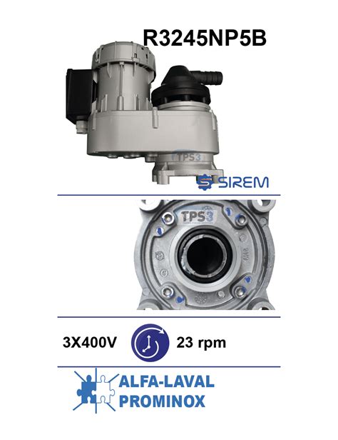 Motorreductor R3245np5b 23vpm 400v Alfa Laval Prominox