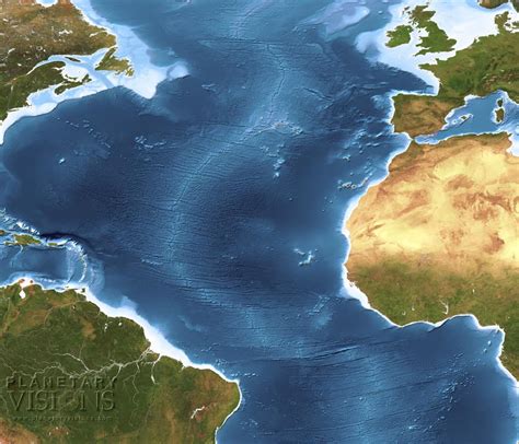 Mid Atlantic Ridge Map