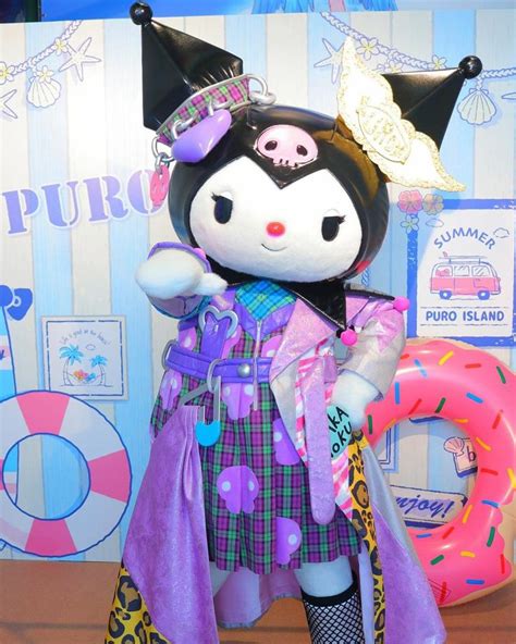 Kuromi Sanrio Puroland Sanrio Mascot Hello Kitty