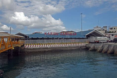 Zanzibar ferry terminal editorial photo. Image of travel - 149702136