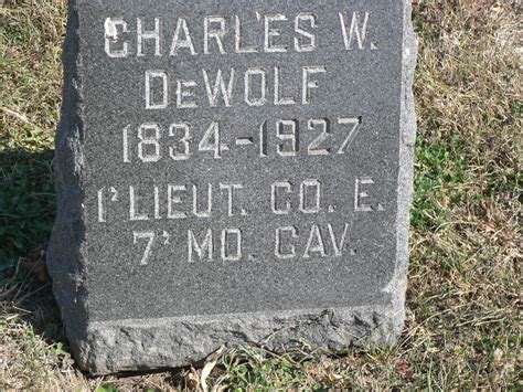 Charles Wesley DeWolf 1834 1927 Find A Grave Memorial