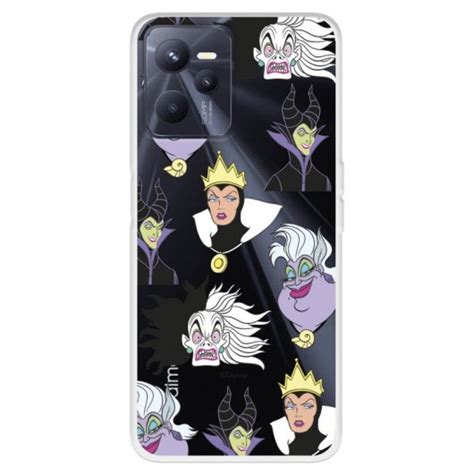 Funda Para Realme C Oficial De Disney Villanas Patr N Villanas