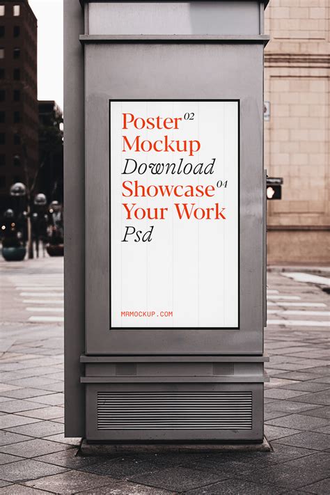 Street Poster Mockup — Free Mockup World