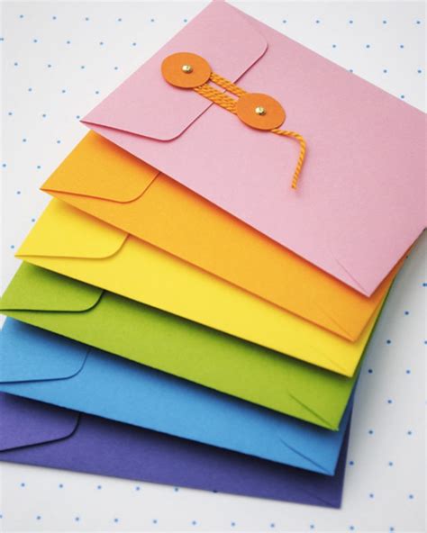 Des Enveloppes Color Es Diy Shake My Blog