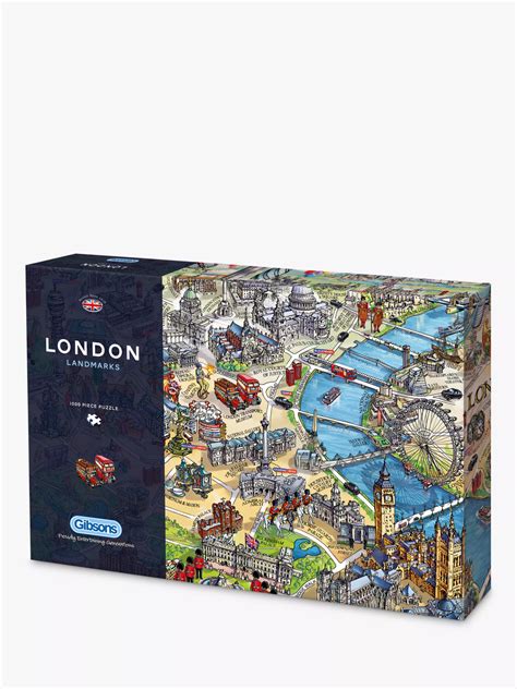 Gibsons London Landmarks Jigsaw Puzzle, 1000 Pieces