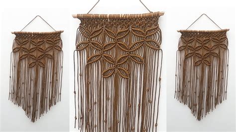 TUTORIAL TAPIZ MACRAMÉ paso a paso MACRAME WALL HANGING TUTORIAL