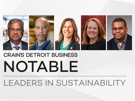 Notable Leaders In Sustainability 2024 Meet The Honorees Crain S