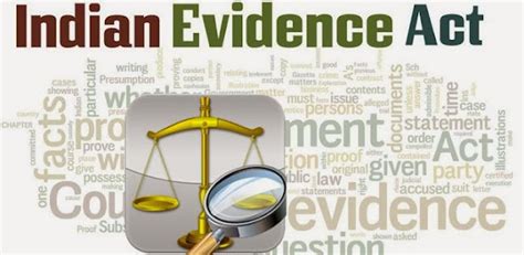 Complete Notes About Indian Evidence Act Legodesk