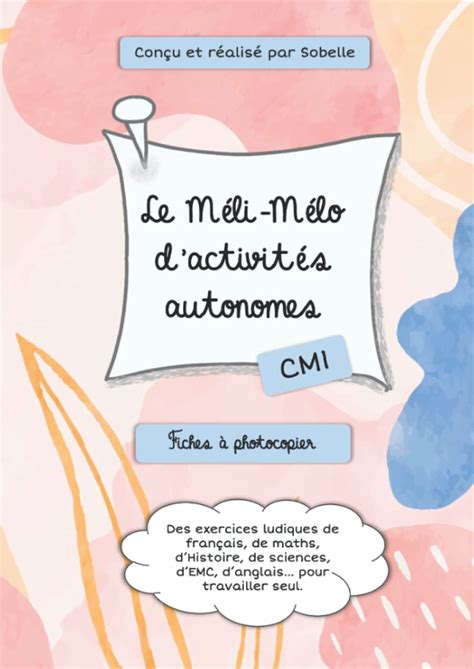 Amazon Fr Le M Li M Lo D Activit S Autonomes Cm Brou Sandrine