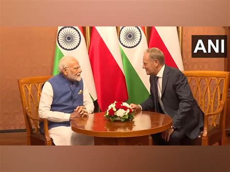 Warsaw Indian Prime Minister Modi Holds Bilateral Meeting With Polish