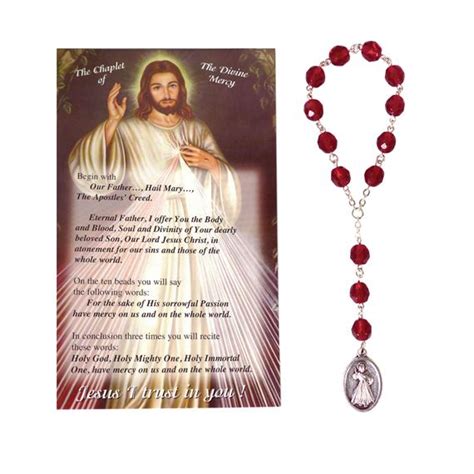 CHAPLET OF DIVINE MERCY WITH CARD | EWTN Religious Catalogue