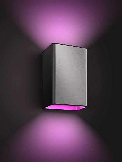 Philips Hue Bridge Hue Philips Brick Wall Living Room Led Lights