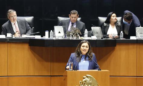 Senadora Nadia Navarro Acevedo Formula Preguntas Al Secretario De