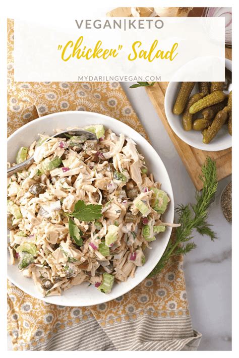 Vegan Chicken Salad W Jackfruit My Darling Vegan